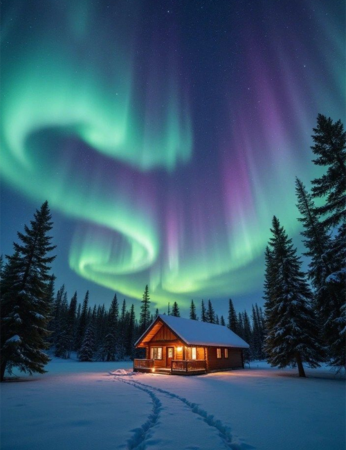 MUSLIM TOUR SCANDINAVIA FINLAND WITH IGLOO & AURORA HUNTING 11 HARI