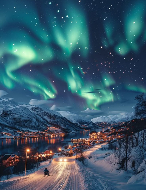 MUSLIM TOUR SCANDINAVIA FINLAND WITH IGLOO & AURORA HUNTING 11 HARI