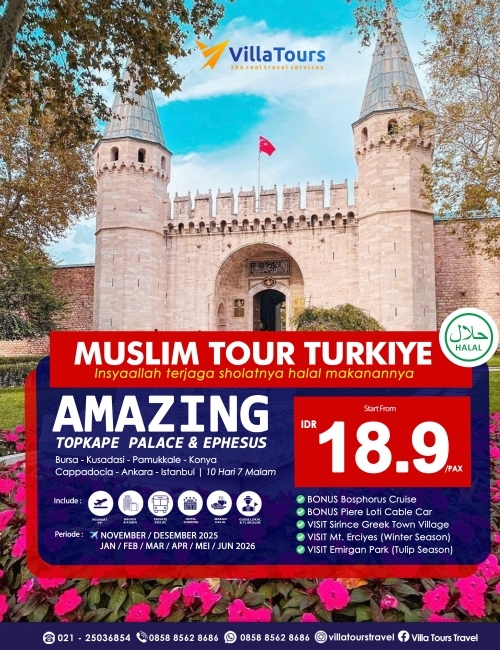 AMAZING BEST DEAL TURKI EXCLUSIVE TOPKAPE PALACE + EPHESUS 10 HARI