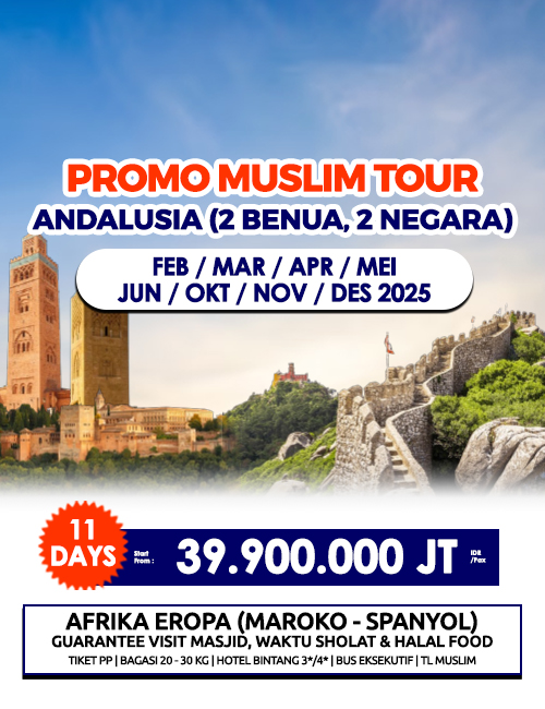 PROMO ANDALUSIA (MAROKO + SPANYOL)  11 HARI